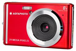 AGFA PHOTO DC5200/ 2 MPix/ 8x digital zoom/ 2,4" LCD/ HD video/ Červený