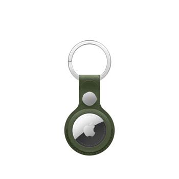 AirTag FineWoven Key Ring - Moss