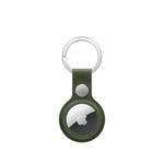 AirTag FineWoven Key Ring - Moss