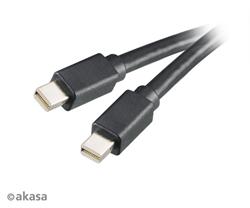 AKASA - kabel miniDP na miniDP - 2 m