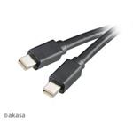 AKASA - kabel miniDP na miniDP - 2 m