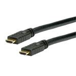 Aktivní HDMI kabel s Ethernetem, HDMI M - HDMI M, zlacené konektory, 25m