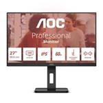 AOC/U27E3UF/27"/IPS/4K UHD/60Hz/4ms/Black/3R