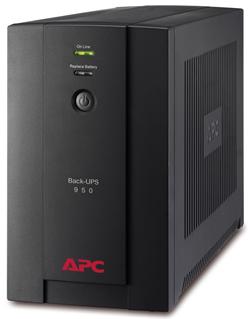 APC Back-UPS BXU 950VA (480W), AVR, USB, IEC zásuvky