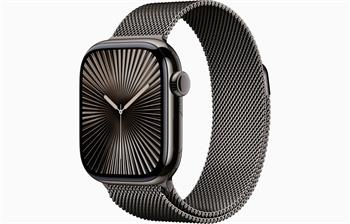 Apple Watch S10 Cell/46mm/Slate Grey/Elegant Band/Slate/-S/M