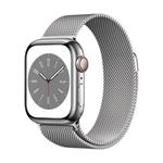 Apple Watch S8 Cell/41mm/Silver/Elegant Band/Silver