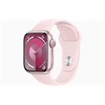 Apple Watch S9/45mm/Pink/Sport Band/Light Pink/-S/M