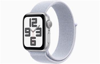 Apple Watch SE/44mm/Silver/Sport Band/Blue Cloud