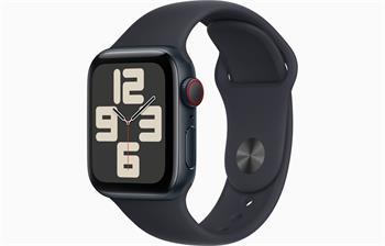 Apple Watch SE Cell/44mm/Midnight/Sport Band/Midnight/-M/L