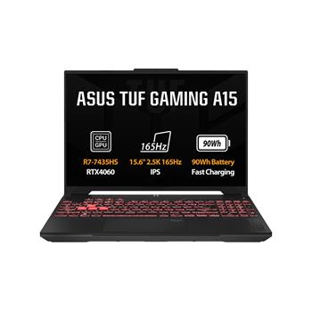 ASUS TUF Gaming A15/FA507NVR-HQ149W/R7-7435HS/15,6"/QHD/16GB/1TB SSD/RTX 4060/W11H/Gray/2R