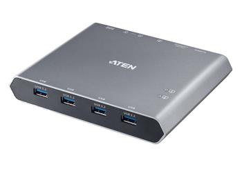 ATEN 2-Port 4K DisplayPort USB-C KVM Dock switch