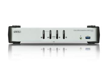 ATEN 4-port DisplayPort KVMP USB3.0, audio