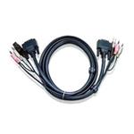 ATEN int.kabel pro KVM USB, DVI, audio, 1,8m pro CS1768, Dual Link