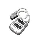 AV rozbočovač  1x Scart(M)  - 2x Scart(F), kabel 0,4m stříbrný