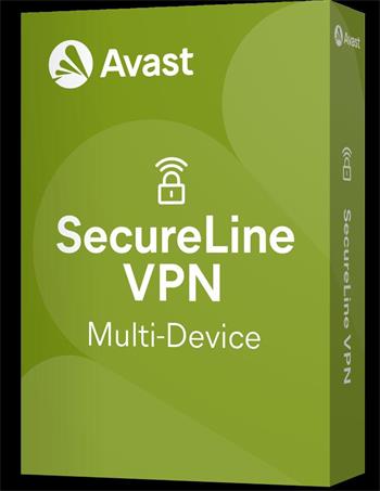 Avast SecureLine VPN (Multi-Device, až 10 zařízení), 2 roky