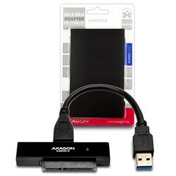 AXAGON ADSA-1S6, USB 3.2 Gen 1 - SATA 6G SSD/HDD adaptér vč. 2.5" pouzdra