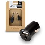 AXAGON MICRO car charger USB+DC 2.1A Apple komp.