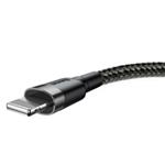Baseus Cafule nabíjecí / datový kabel USB na Lightning 2,4A 1m, šedá-č