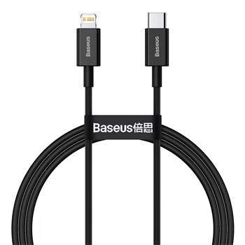 Baseus CATLYS-A01 Superior Fast Charging Datový Kabel USB-C to Lightning 20W 1m Black