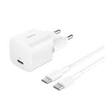 Belkin BOOST CHARGE™ 25W USB-C Power Delivery PPS nástěnná nabíječka + 1m USB-C na USB-C kabel, bílá