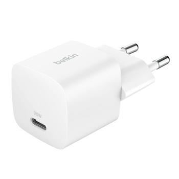 Belkin BOOST CHARGE™ 25W USB-C Power Delivery PPS nástěnná nabíječka, bílá