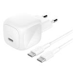 Belkin BOOST CHARGE™ 45W USB-C Power Delivery PPS nástěnná nabíječka + 1m USB-C na USB-C kabel, bílá