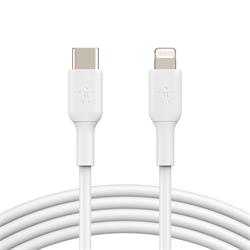 Belkin BOOST CHARGE™ Lightning/USB-C kabel, 1m, bílý