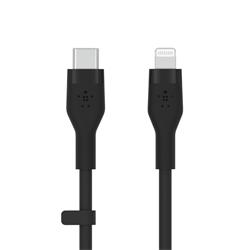 Belkin BOOST CHARGE™ Lightning/USB-C kabel, 1m, černý - Flex