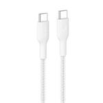 Belkin BOOST CHARGE™ PRO USB-C/USB-C kabel 240W, 1m, bílý - odolný