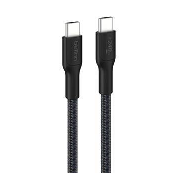 Belkin BOOST CHARGE™ PRO USB-C/USB-C kabel 240W, 3m, černý - odolný