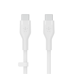 Belkin BOOST CHARGE™ USB-C/USB-C kabel, 1m, bílý - Flex