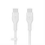 Belkin BOOST CHARGE™ USB-C/USB-C kabel, 1m, bílý - Flex