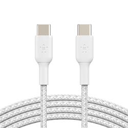 Belkin BOOST CHARGE™ USB-C/USB-C kabel, 1m, bílý - odolný