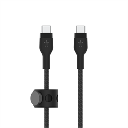 Belkin BOOST CHARGE™ USB-C/USB-C kabel, 1m, černý - odolný PRO Flex