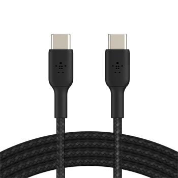 Belkin BOOST CHARGE™ USB-C/USB-C kabel, 2m, černý - odolný