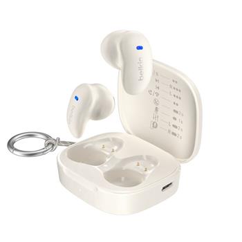 Belkin SOUNDFORM™ Anywhere - True Wireless Earbuds - bezdrátová sluchátka, krémová