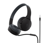 Belkin SOUNDFORM™ Mini - Wired On-Ear Headphones for Kids - dětská sluchátka, černá