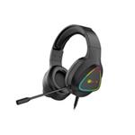 C-TECH Herní sluchátka Midas (GHS-17BK), RGB podsvícení, 3.5mm Jack, č