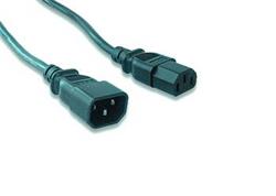 C-TECH Kabel síťový, prodlužovací, 1,8m VDE 220/230V napájecí