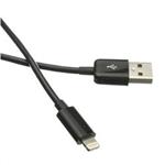 C-TECH Kabel USB 2.0 Lightning (IP5 a vyšší) nabíjecí a synchronizační kabel, 1m, černý