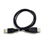 C-TECH Kabel  USB A-A 1,8m 2.0 prodlužovací, černý