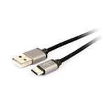 CABLEXPERT Kabel USB 3.0 AM na Type-C kabel (AM/CM), 1,8m, opletený, černý, blister