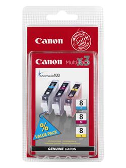 Canon cartridge CLI-8 C/M/Y MultiPack (CLI8CMY)