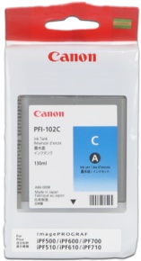 Canon cartridge PFI-102C iPF-500, 6x0, 7xx, LP-xx (PFI102C)