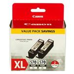 Canon PGI-570XL PGBK, 2-pack černý velký