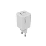 CANYON charger CU45AC GaN 45W 2xPD EU White