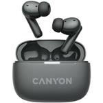 CANYON headset OnGo TWS-10 ANC+ENC, Šedá
