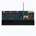 CANYON herní klávesnice NIGHTFALL, mechanická, drátová, multimediální se světelnými efekty, 104 kláves, US layout
