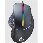 CANYON Herní myš APSTAR, 6 programovatelných tlačítek, senzor Sunplus, až 6400 DPI, opletený kabel,RGB podsvícení, šedá