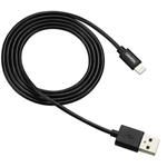CANYON nabíjecí kabel Lightning MFI-1, kompaktní, Apple certifikát, délka 1m, černá